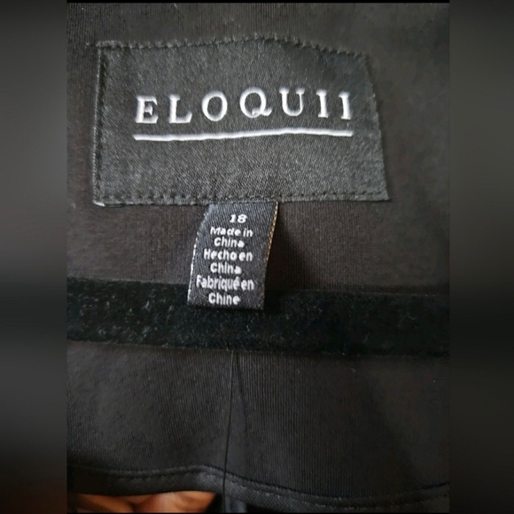 Eloquii Classic Black Suit Jacket - Picture 3 of 4